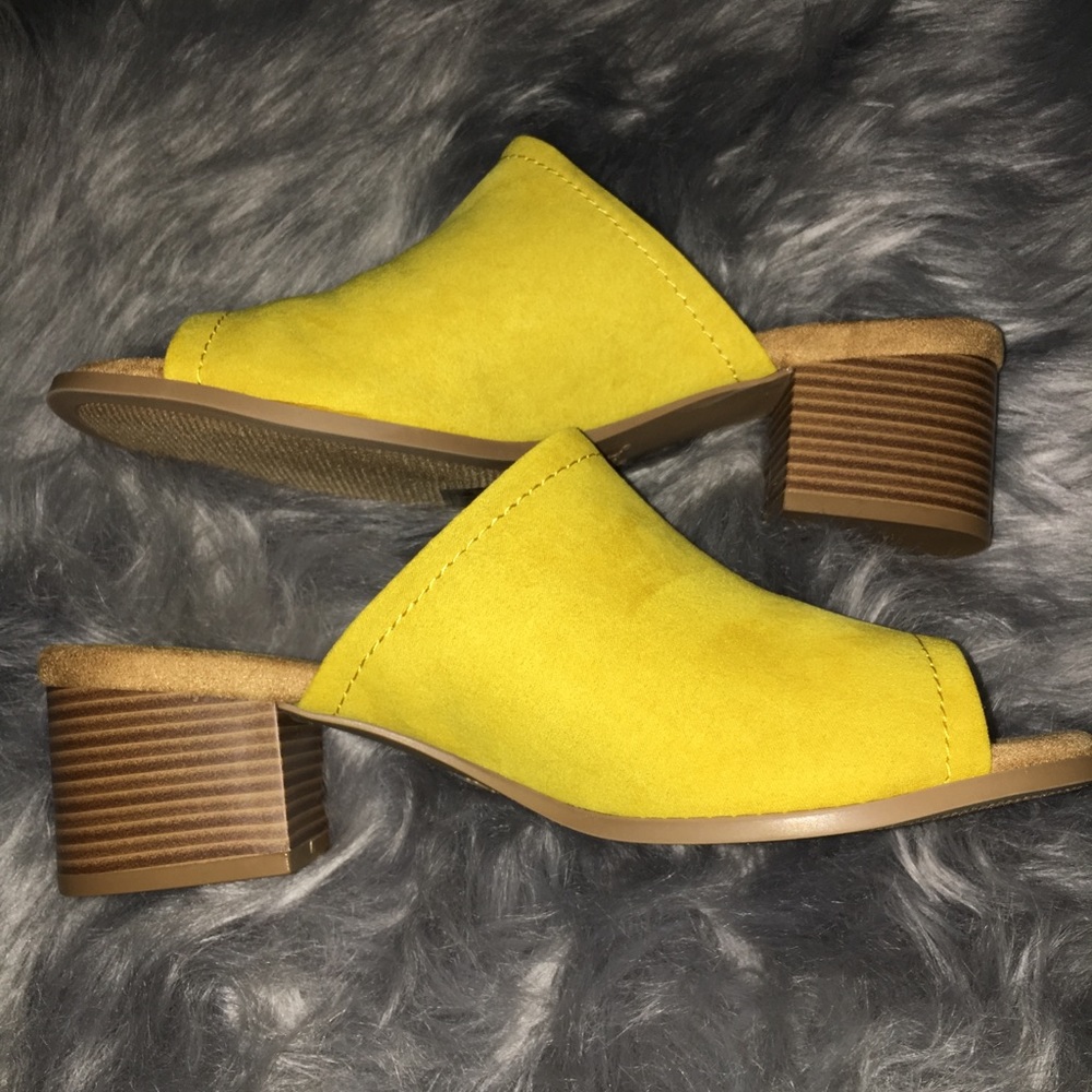 Mule sandal/small heel